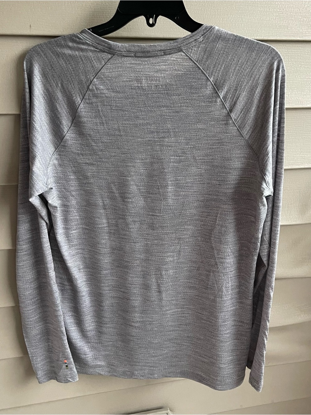 Smartwool Classic All Season Merino Baselayer Crew Shirt Gray Women’s Large - Picture 2 of 5